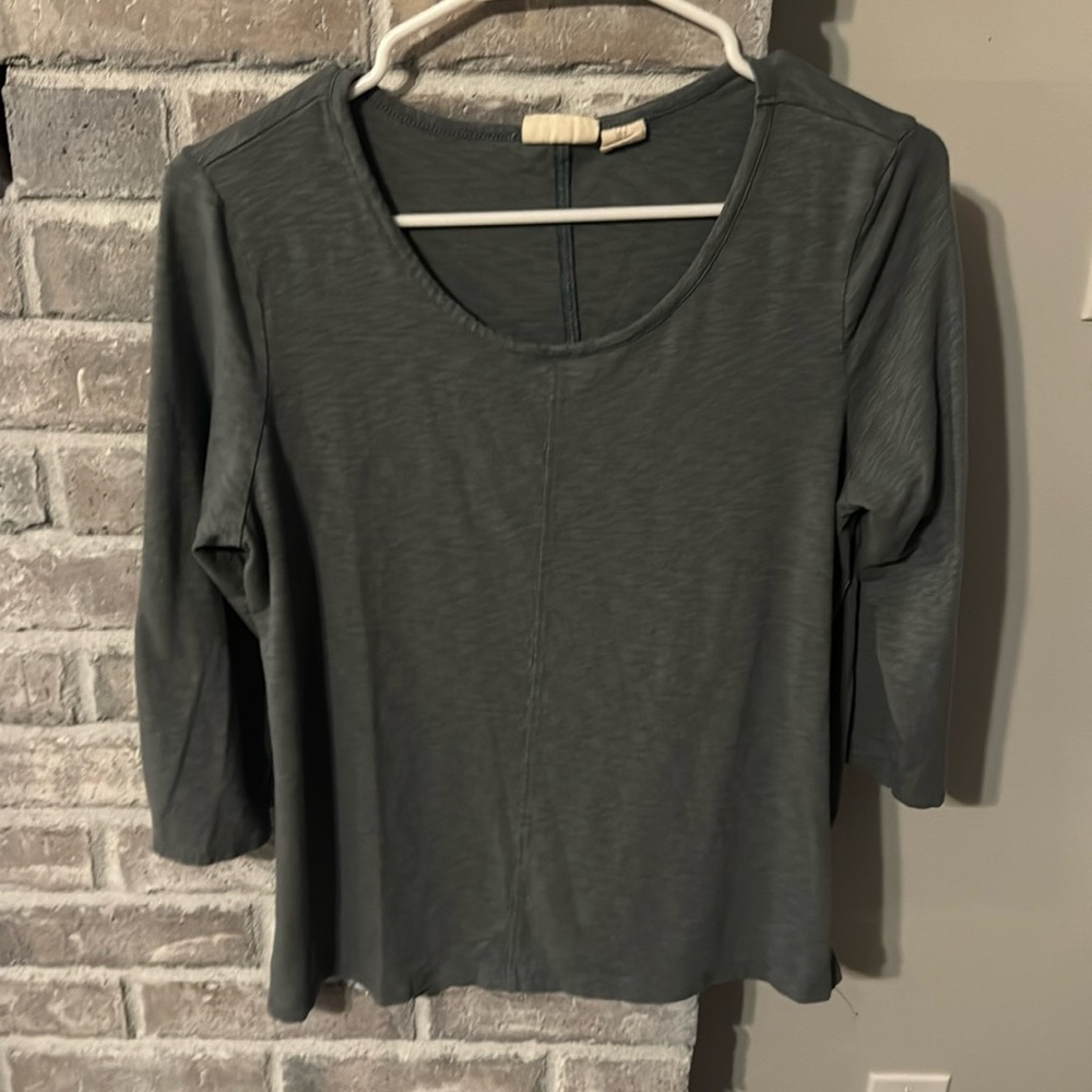 Beacon Cove L 3/4 sleeve light weight long sleeve tee pretty blue/green